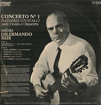 LP CONCERTO Nº PARA VIOLÃO E ORQUESTRA