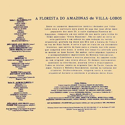 LP/CD A FLORESTA DO AMAZONAS - VILLA-LOBOS