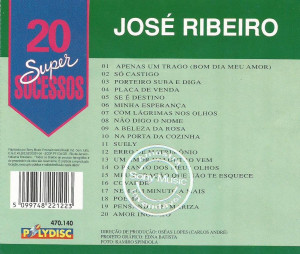CD 20 SUPER SUCESSOS - JOSÉ RIBEIRO