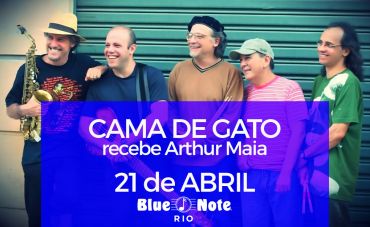 Cama de Gato revive auge do instrumental com Arthur Maia no Blue Note