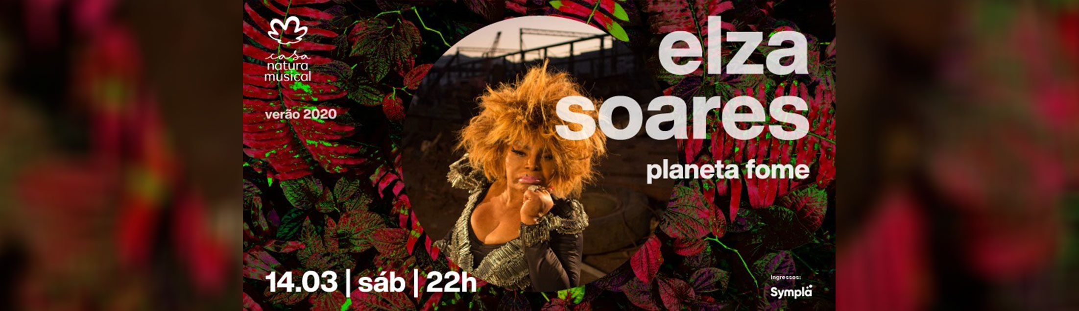 Elza Soares apresenta o disco 'Planeta Fome' na Casa Natura Musical