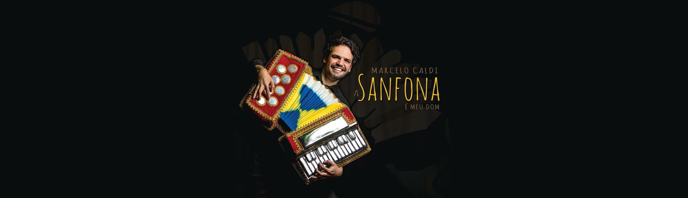 Marcelo Caldi proclama em show e disco, “A sanfona é meu dom”