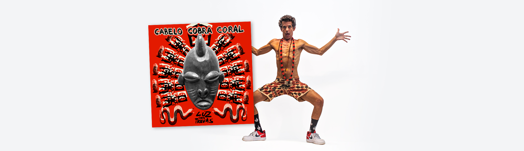 Cabelo Cobra Coral lança 'Luz com Trevas'
