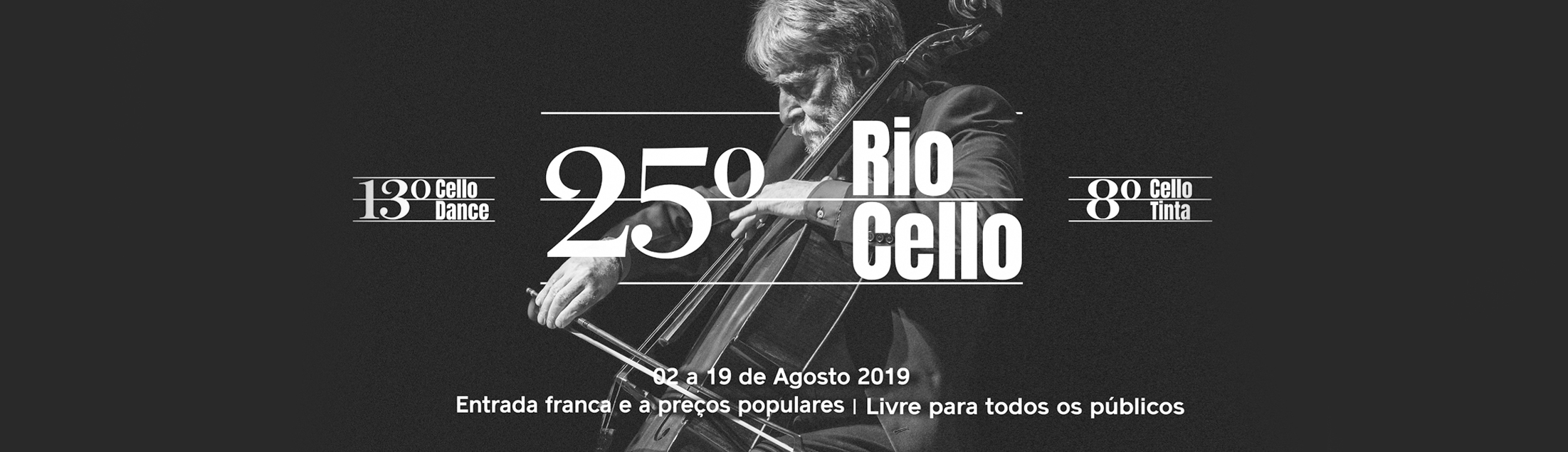 Rio Cello celebra seus 25 anos e volta a ocupar os principais espaços culturais da cidade