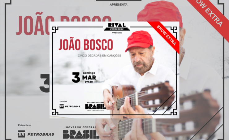 João Bosco no Show “Cinco Décadas em Canções” – Sessão Extra