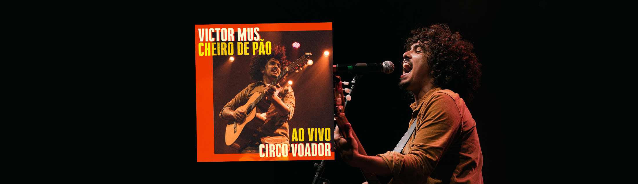 Victor Mus lança single 'Cheiro de Pão' gravado ao vivo no Circo Voador