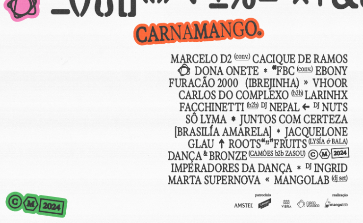 Carnamango Estreia no Circo com Shows de Dona Onete, Marcelo D2 e Cacique de Ramos, FBC e Muito Mais