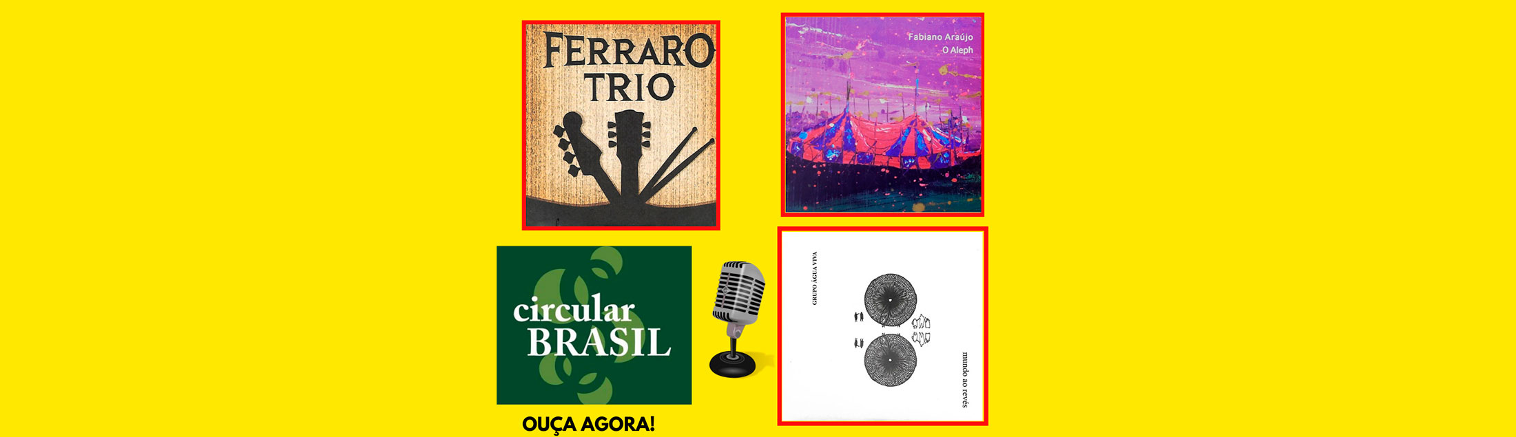 Conheça o suave rock instrumental do Ferraro Trio, a música de Fabiano Araújo e do Grupo Água Viva